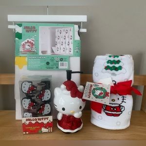 Hello Kitty Christmas Bathroom Decor Bundle
